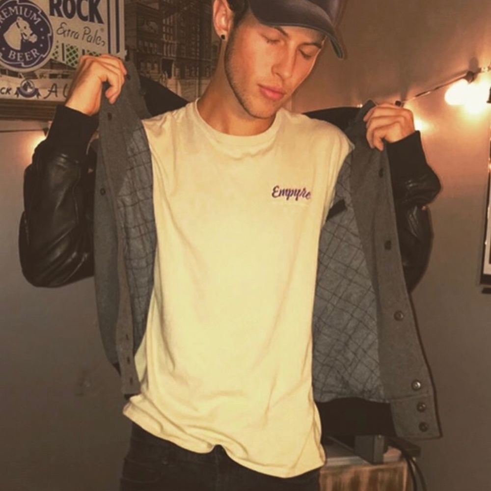 Gray & Black Varsity Jacket